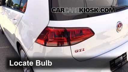 2016 Volkswagen GTI S 2.0L 4 Cyl. Turbo Hatchback (4 Door) Luces Luz de freno (reemplazar foco)
